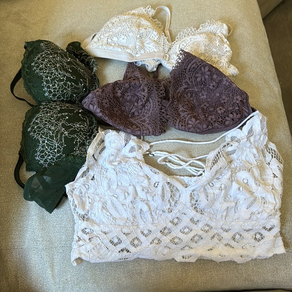 *SOLD* Bralettes and Bras from VS and Free People